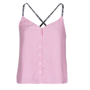 Camicetta  Tommy Jeans  TJW CAMI TOP BUTTON THRU  Rosa -  Camicette Donna