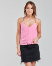 Tommy Jeans TJW CAMI TOP BUTTON THRU Pink Blouse Women's Blouses - 2