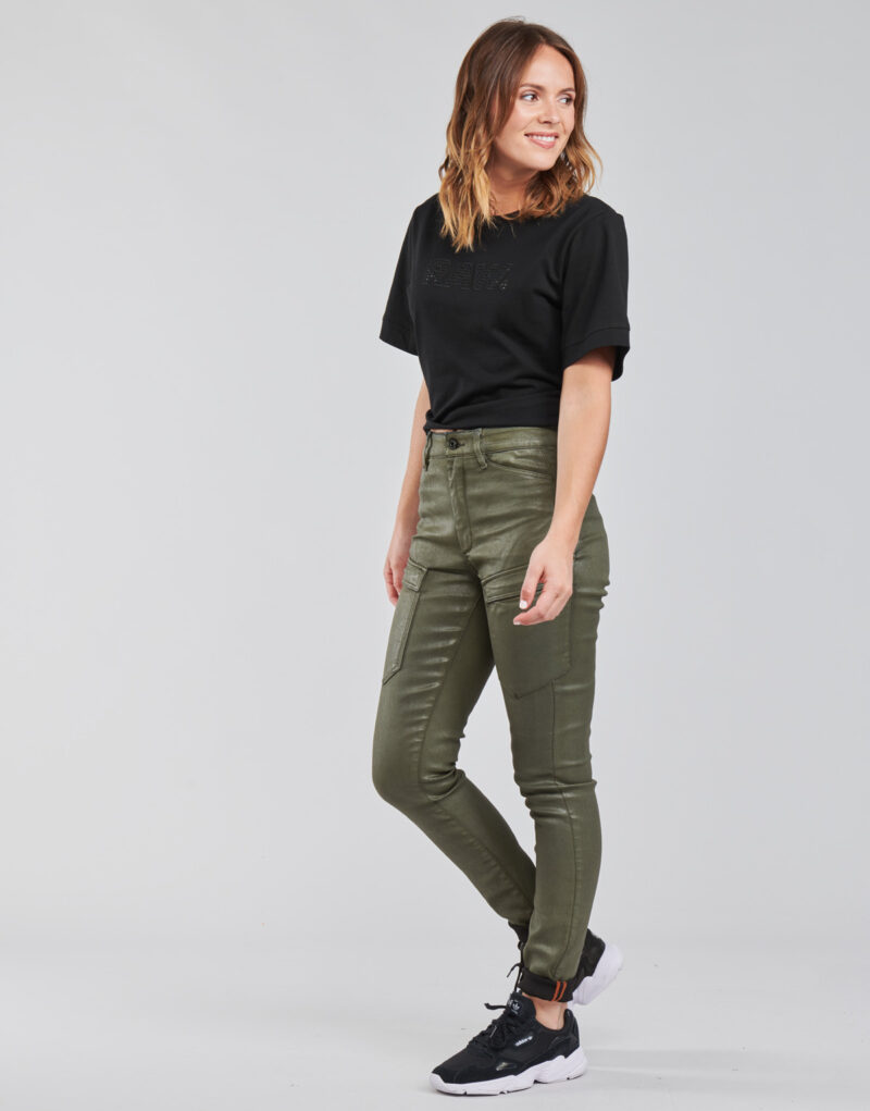 Pantalón Cargo G-Star Raw HIGH G-SHAPE CARGO SKINNY PANT WMN Verde Pantalón Cargo Mujer - 3