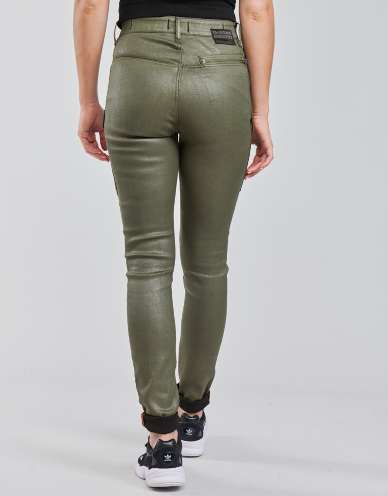 Pantalón Cargo G-Star Raw HIGH G-SHAPE CARGO SKINNY PANT WMN Verde Pantalón Cargo Mujer - 4