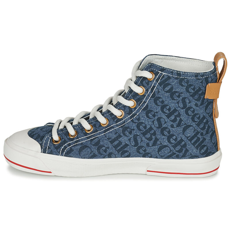See by Chloé ARYANA Blu Sneakers alte Donna - 4