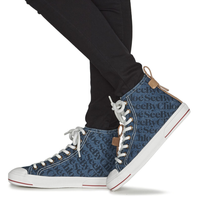 See by Chloé ARYANA Blu Sneakers alte Donna - 8