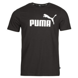 T-shirt  Puma  ESS LOGO TEE  Nero -  T-shirt maniche corte Uomo