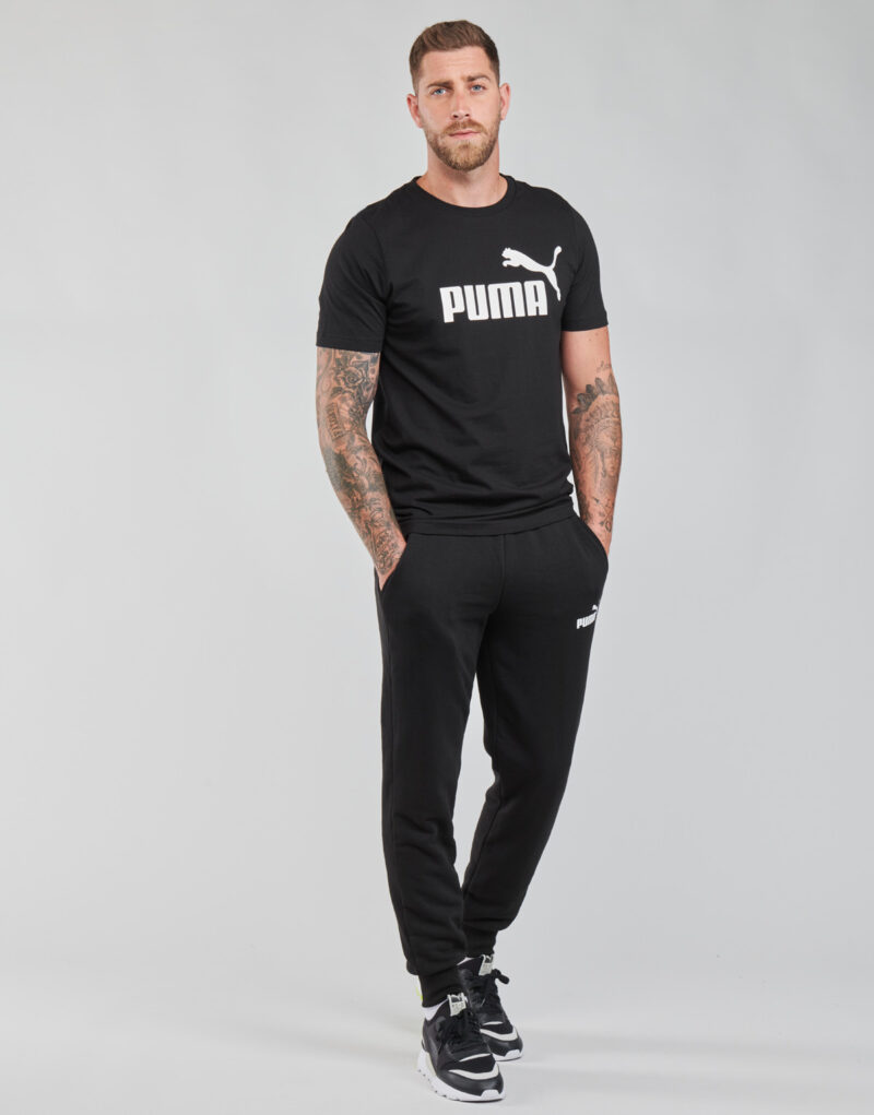 Pantaloni Sportivi Puma ESS LOGO PANTS FL CL Nero Pantaloni Sportivi Uomo - 2