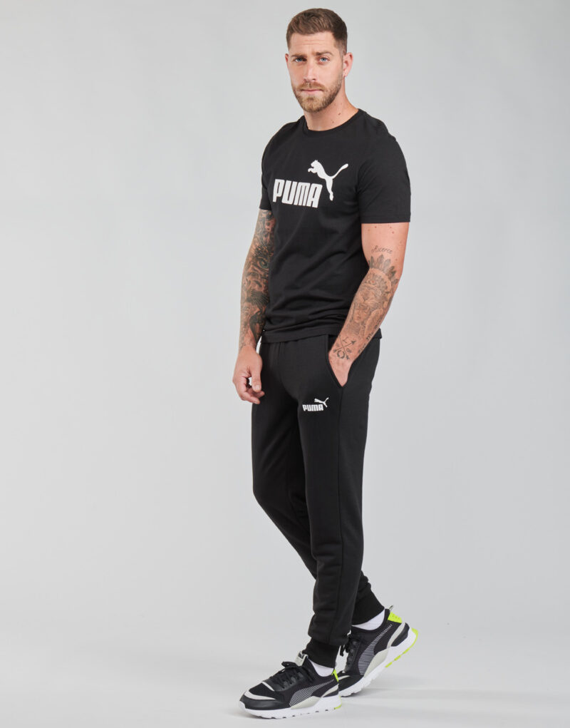 Pantaloni Sportivi Puma ESS LOGO PANTS FL CL Nero Pantaloni Sportivi Uomo - 3