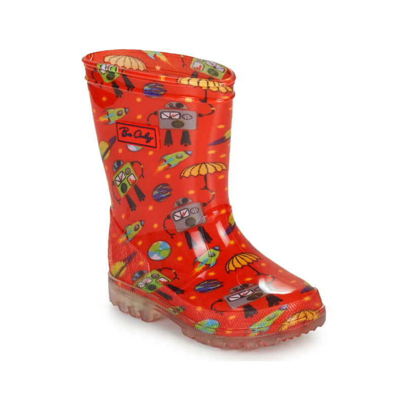 Be Only CYBORG Rote Regenstiefel f&uuml;r Kinder - Gr&ouml;&szlig;e 1