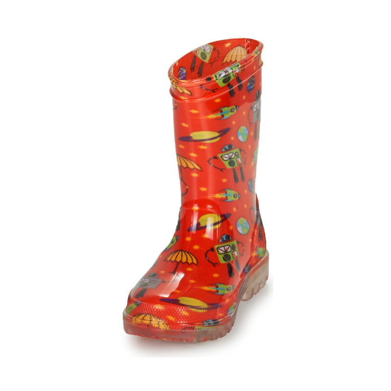 Be Only CYBORG Rote Regenstiefel f&uuml;r Kinder - Gr&ouml;&szlig;e 3