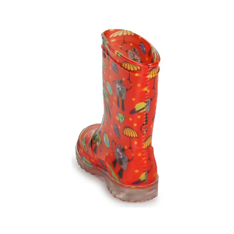 Be Only CYBORG Rote Regenstiefel f&uuml;r Kinder - Gr&ouml;&szlig;e 5