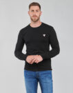 T-shirts a maniche lunghe Guess CN LS CORE TEE Nero T-shirts a maniche lunghe Uomo - 2