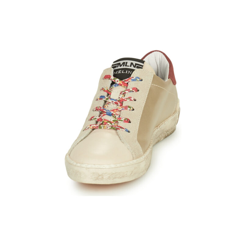 Meline NKC1381 Beige Sneakers basse Donna - 3