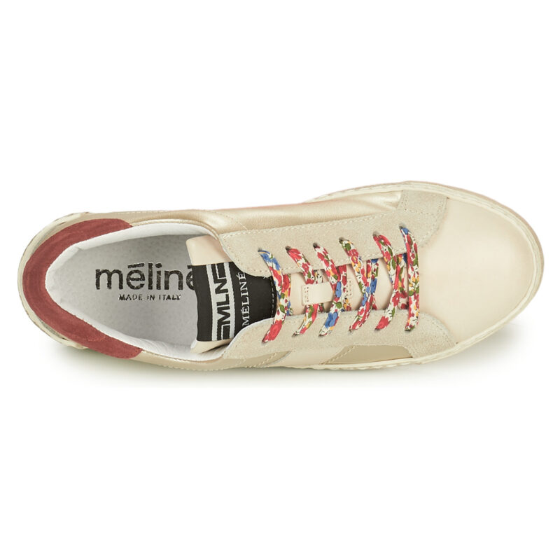 Meline NKC1381 Beige Sneakers basse Donna - 6