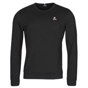 Felpe  Le Coq Sportif  ESS CREW SWEAT N°4 M  Nero -  Felpe Abbigliamento Uomo