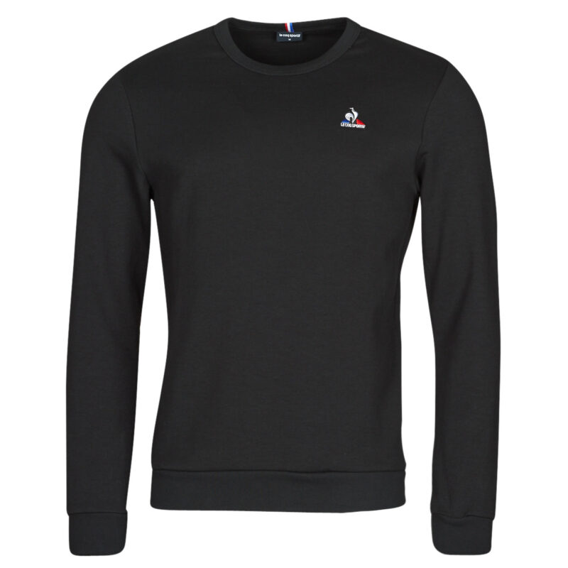 Felpe Le Coq Sportif ESS CREW SWEAT N°4 M Nero Felpe Uomo - 1