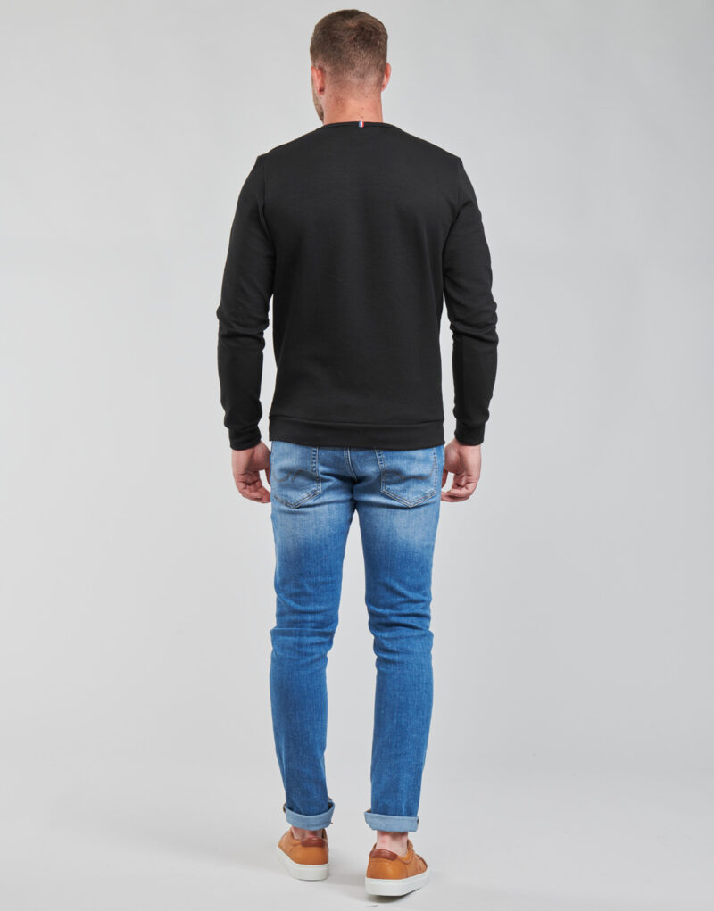 Felpe Le Coq Sportif ESS CREW SWEAT N°4 M Nero Felpe Uomo - 4