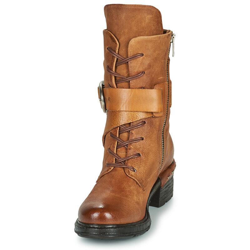 Airstep / AS98 NOVASUPER LACE Braune Damen-Ankle-Boots - 3