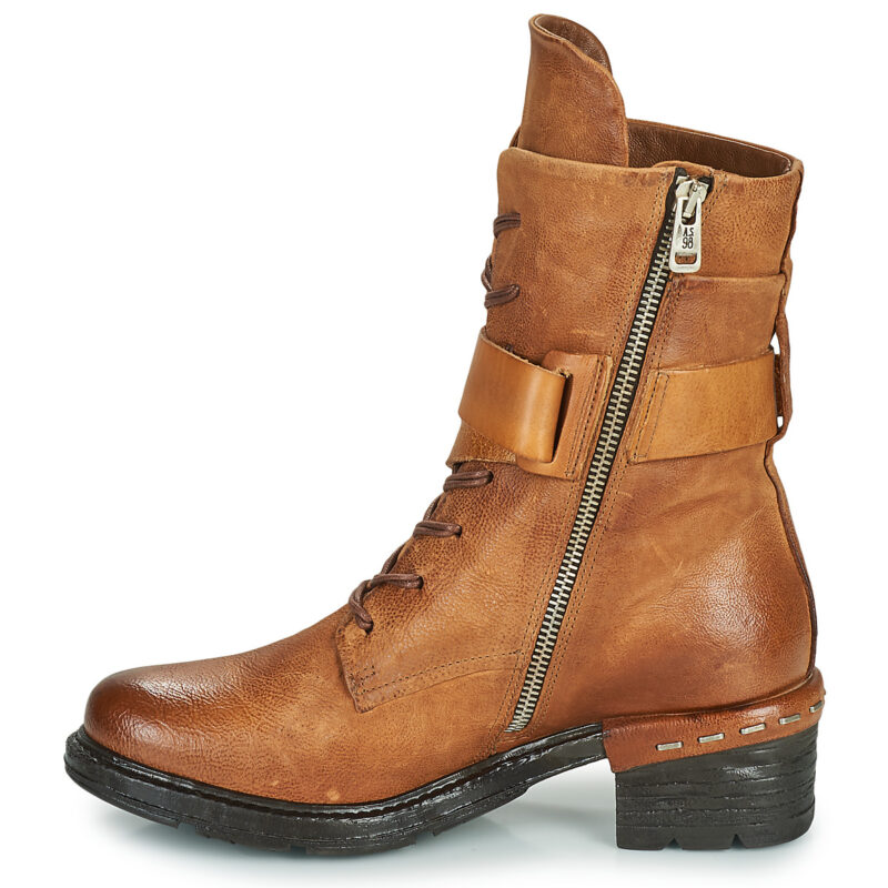 Airstep / AS98 NOVASUPER LACE Braune Damen-Ankle-Boots - 4