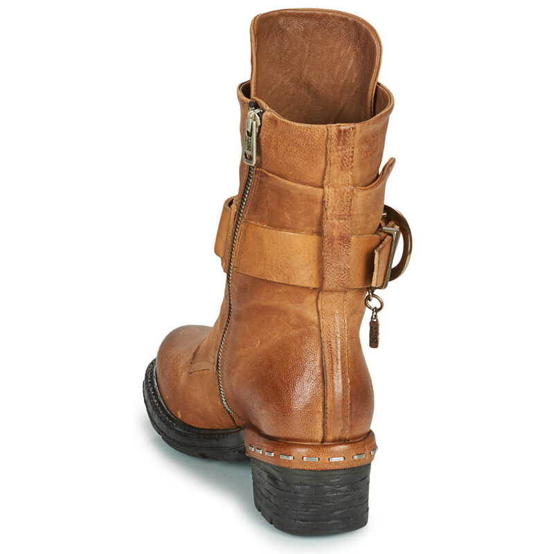 Airstep / AS98 NOVASUPER LACE Braune Damen-Ankle-Boots - 5