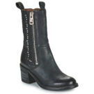 Airstep / AS98 JAMAL STUDS Schwarze Damen-Ankle-Boots - Gr&ouml;&szlig;e 1