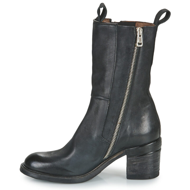 Airstep / AS98 JAMAL STUDS Schwarze Damen-Ankle-Boots - Gr&ouml;&szlig;e 4