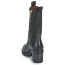 Airstep / AS98 JAMAL STUDS Schwarze Damen-Ankle-Boots - Gr&ouml;&szlig;e 5