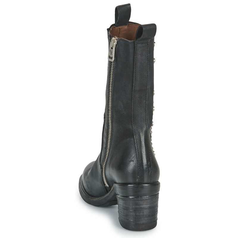 Airstep / AS98 JAMAL STUDS Schwarze Damen-Ankle-Boots - Gr&ouml;&szlig;e 5
