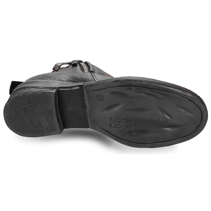 Airstep AS98 MIRACLE ZIP Schwarze Damen-Ankle-Boots - Gr&ouml;&szlig;e 7
