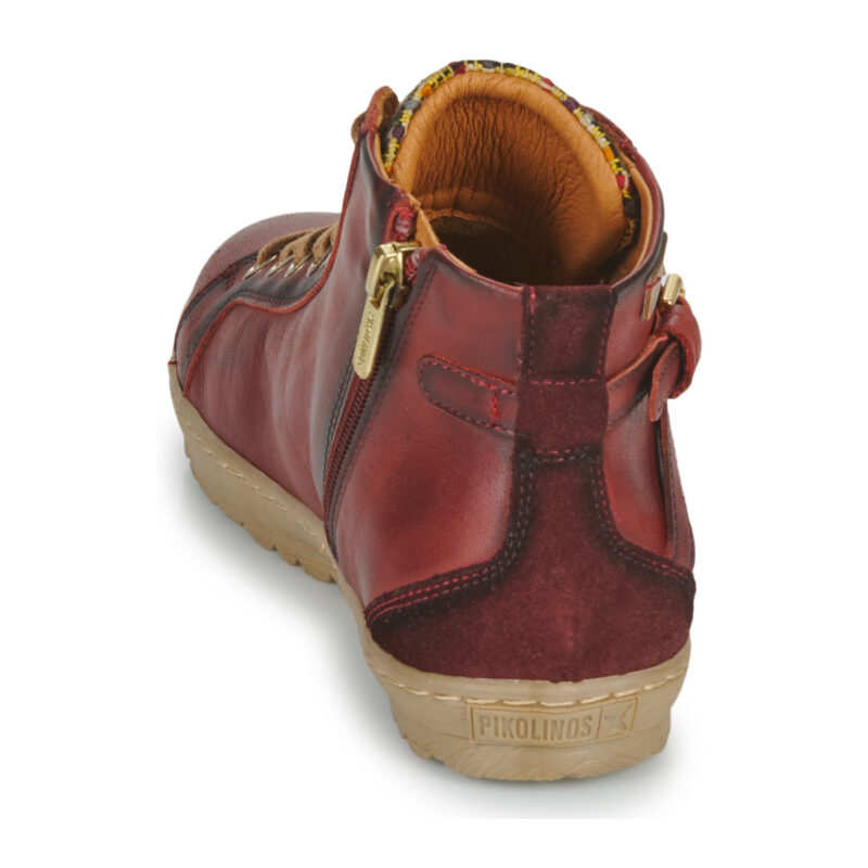 Pikolinos LAGOS 901 Rote Damen-Sneaker mit hohem Schaft - Gr&ouml;&szlig;e 5