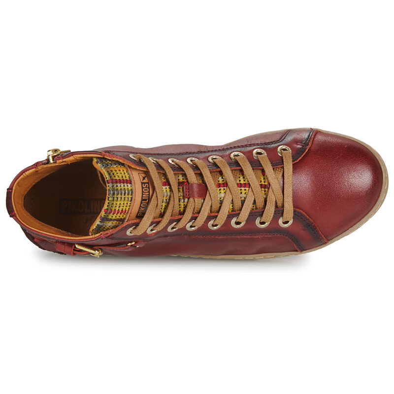 Pikolinos LAGOS 901 Rote Damen-Sneaker mit hohem Schaft - Gr&ouml;&szlig;e 6