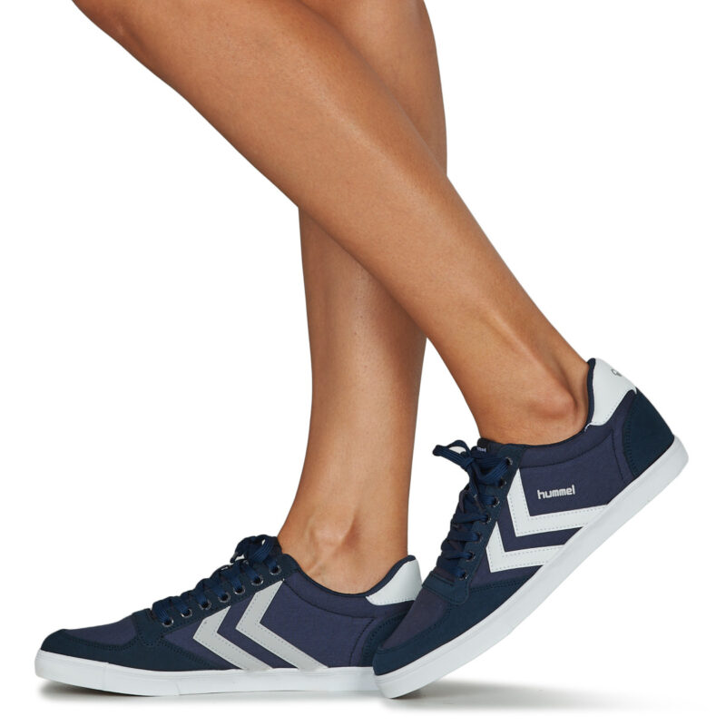 hummel TEN STAR LOW CANVAS Blau Sneaker Low Damen - 8