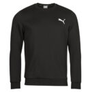 Felpe  Puma  ESS CREW SWEAT FL  Nero -  Felpe Abbigliamento Uomo - 1