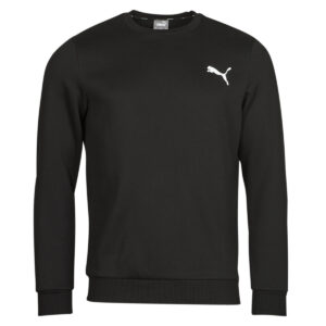 Felpe  Puma  ESS CREW SWEAT FL  Nero -  Felpe Abbigliamento Uomo