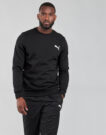 Felpe  Puma  ESS CREW SWEAT FL  Nero -  Felpe Abbigliamento Uomo - 2