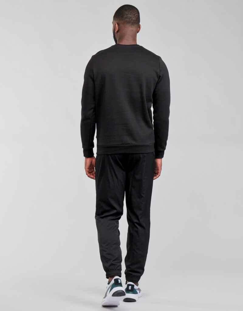 Felpe  Puma  ESS CREW SWEAT FL  Nero -  Felpe Abbigliamento Uomo - 4