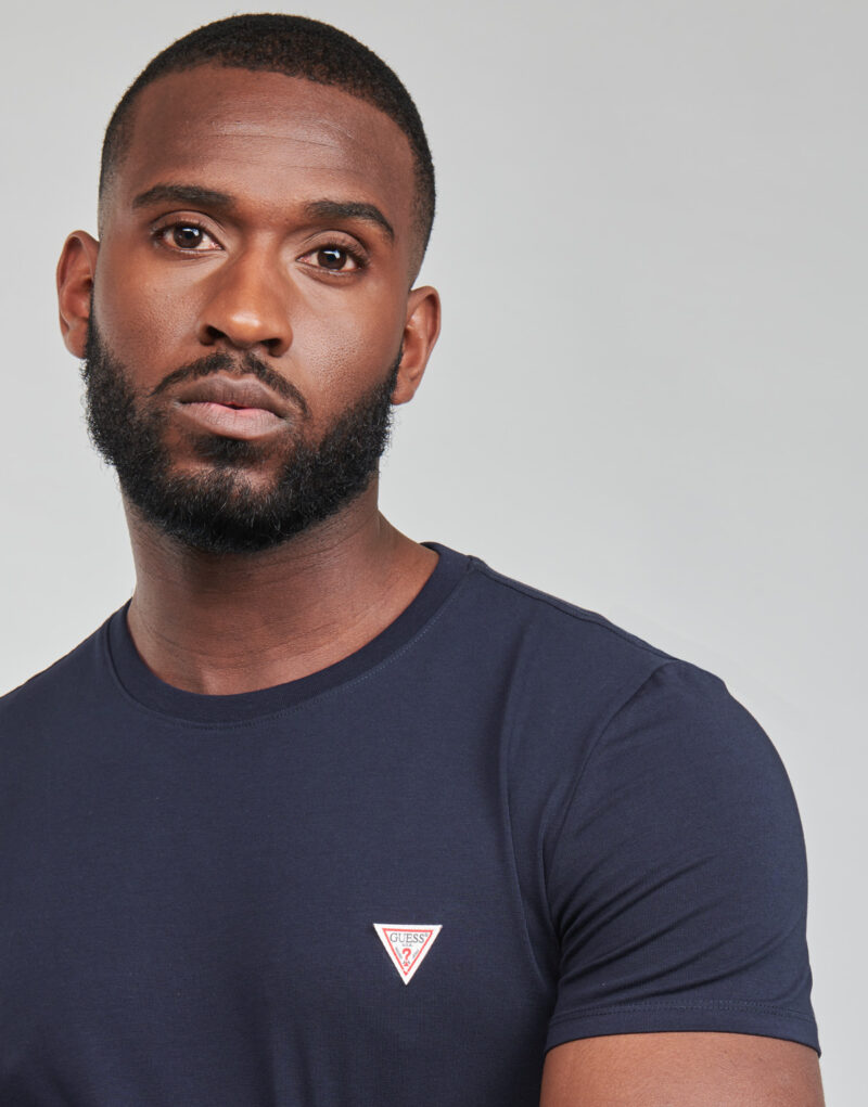 T-shirt Guess CN SS CORE TEE Blu T-shirt maniche corte Uomo - 5