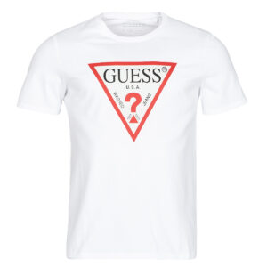 T-shirt  Guess  CN SS ORIGINAL LOGO TEE  Bianco -  T-shirt maniche corte Uomo