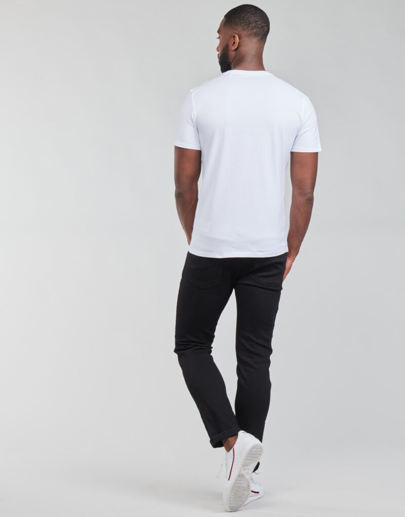 T-shirt Guess CN SS ORIGINAL LOGO TEE White Men's Short Sleeve T-Shirt - 4