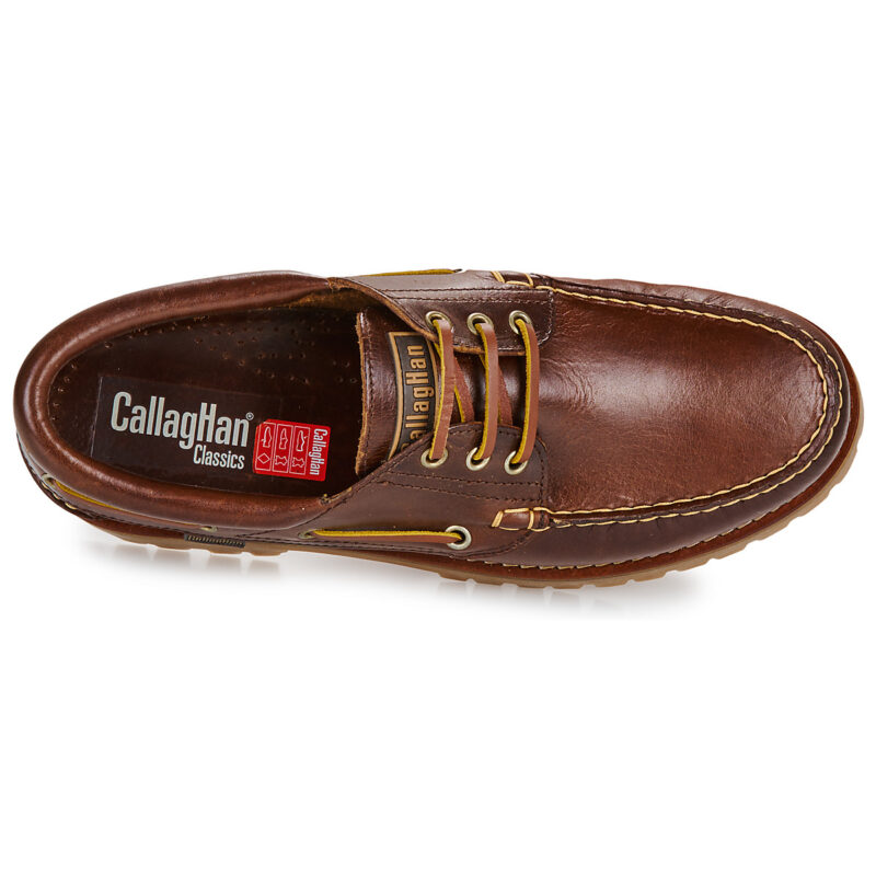 CallagHan TIM CRO Marrone Scarpe da barca Uomo - 6