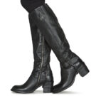 Airstep / A.S.98 JAMAL HIGH Nero Stivali con tacco Donna - 8