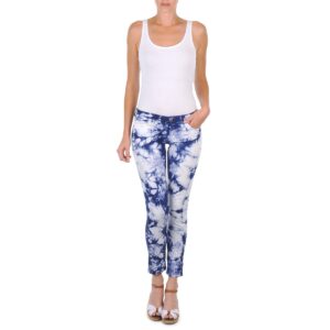 Pantaloni 7/8 e 3/4  Cimarron  CLARA TIE DYE  Blu -   Pantaloni 7/8 e 3/4 Donna