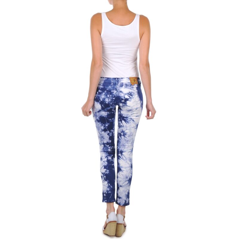 Pantaloni 7/8 e 3/4  Cimarron  CLARA TIE DYE  Blu -   Pantaloni 7/8 e 3/4 Donna - 3