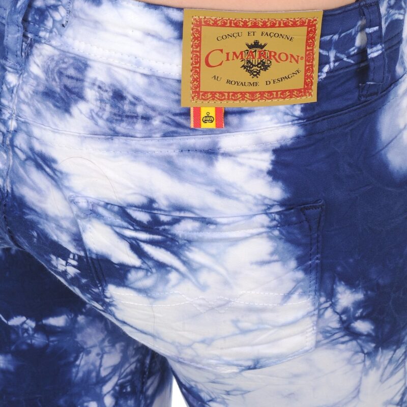 Pantaloni 7/8 e 3/4  Cimarron  CLARA TIE DYE  Blu -   Pantaloni 7/8 e 3/4 Donna - 5