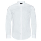 Chemise &agrave; manches longues Emporio Armani Chemises blanches &agrave; manches longues pour hommes 8N1C09 - 1