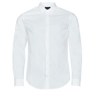 Camicia a maniche lunghe  Emporio Armani  8N1C09  Bianco -  Camicie a maniche lunghe Uomo