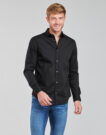 Chemise &agrave; manches longues Emporio Armani Chemises &agrave; manches longues noires pour hommes 8N1C09 - 2