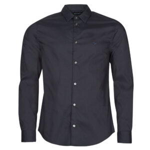 Camicia a maniche lunghe  Emporio Armani  8N1C09  Blu -  Camicie a maniche lunghe Uomo