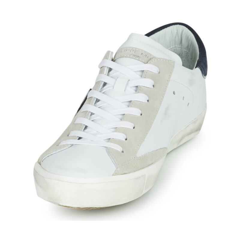 Philippe Modell PRSX LOW MAN Wei&szlig;e Herren-Sneaker - Gr&ouml;&szlig;e 3