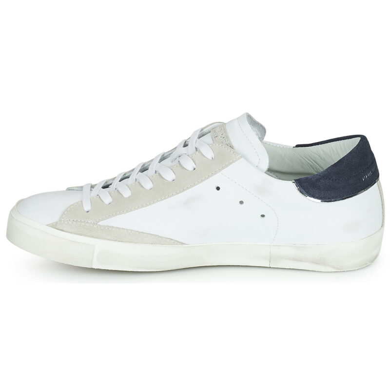 Philippe Modell PRSX LOW MAN Wei&szlig;e Herren-Sneaker - Gr&ouml;&szlig;e 4