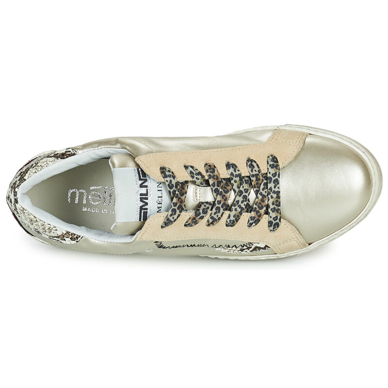 Meline NK139 Or Sneakers basses Femme - 6