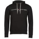 Tommy Hilfiger TOMMY LOGO HOODY Schwarzer Hoodie Herren-Hoodie - 1