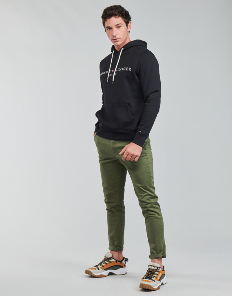 Tommy Hilfiger TOMMY LOGO HOODY Schwarzer Hoodie Herren-Hoodie - 3